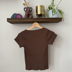 Brown Brandy Melville Top